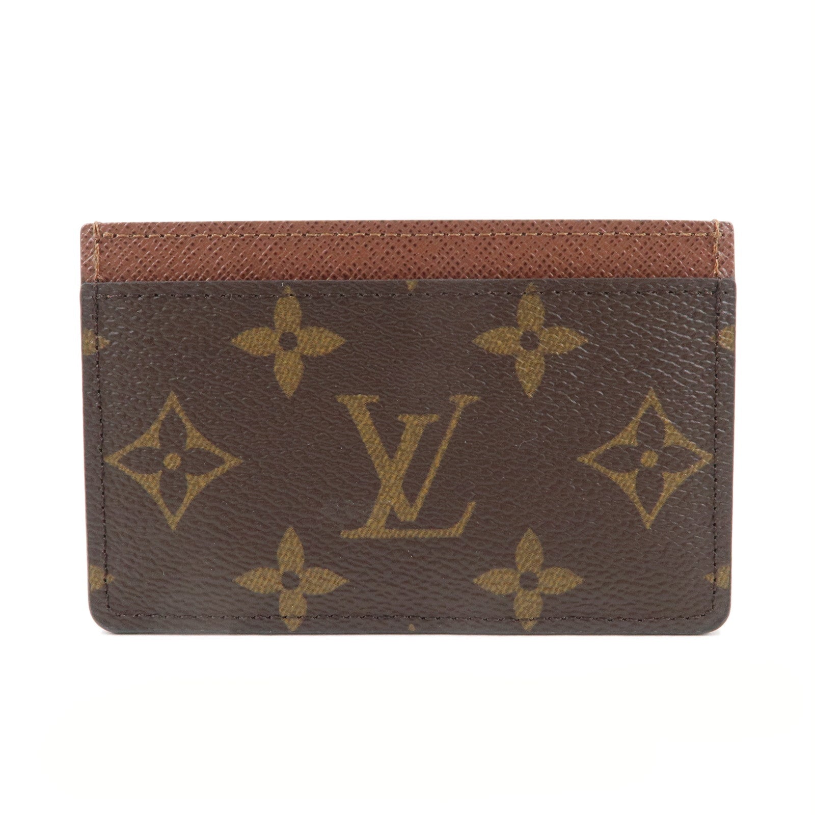 Louis Vuitton Monogram Porte Cartes Simple Card Case M61733