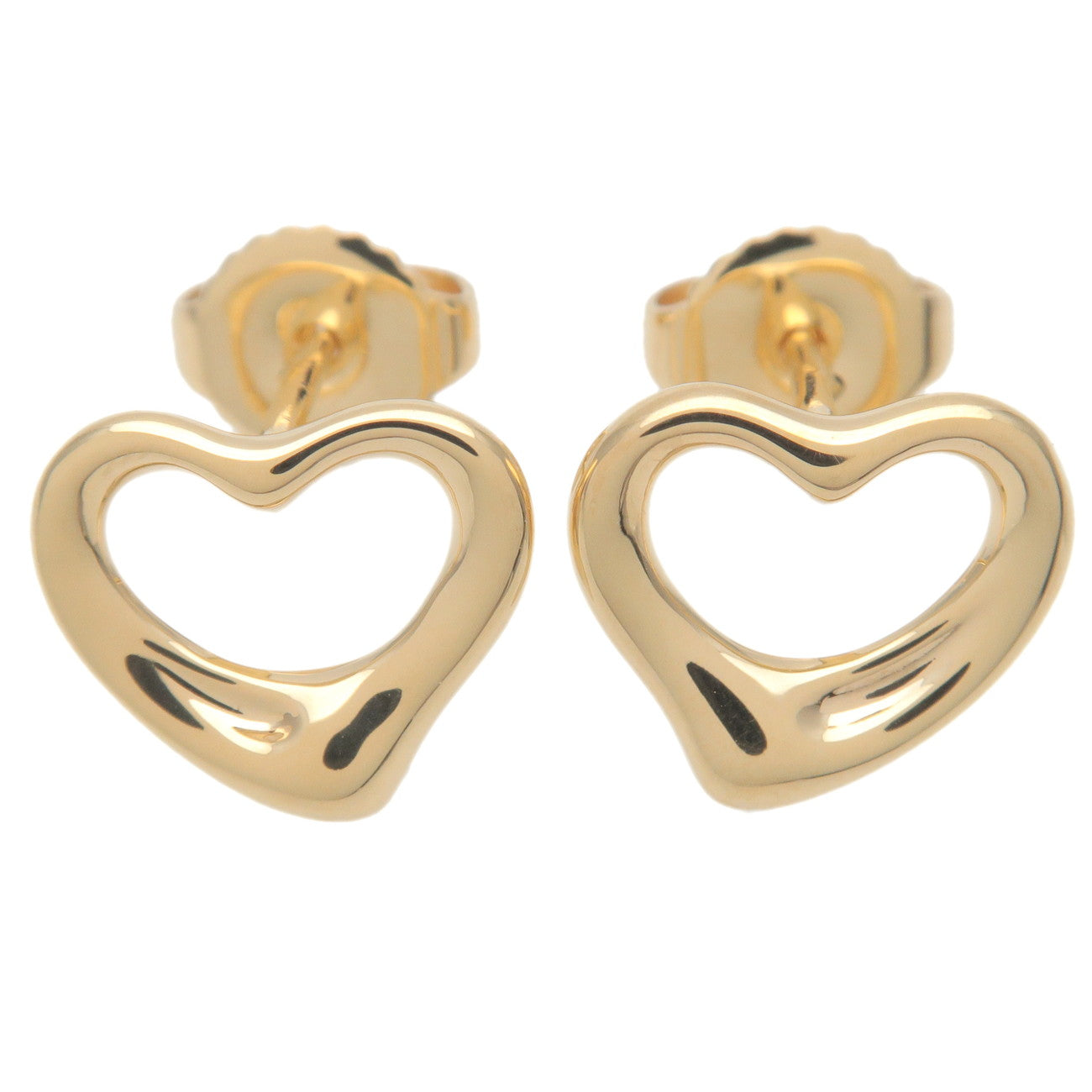 Tiffany&Co.-Open-Heart-Earrings-K18YG-750YG-Yellow-Gold