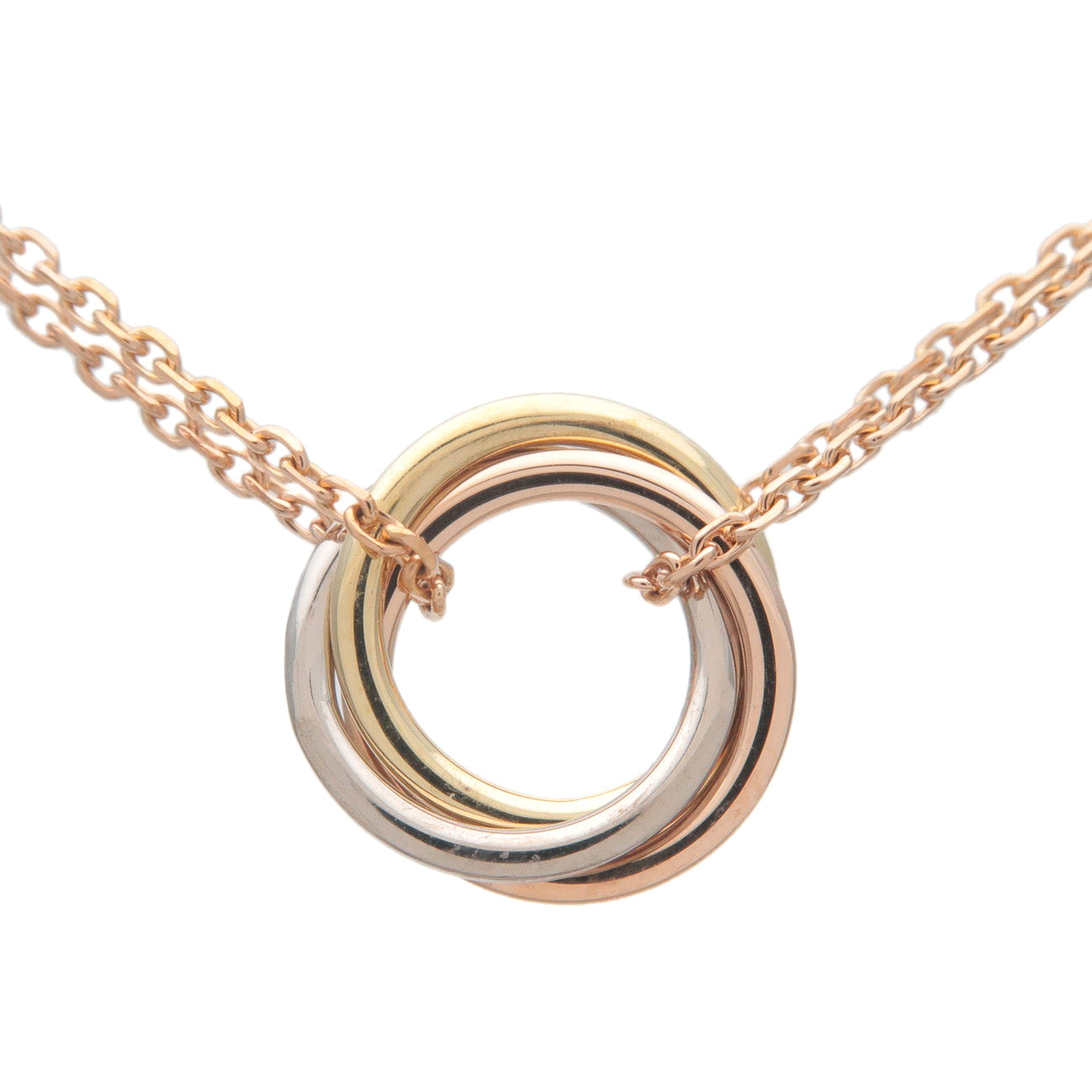 Cartier-Sweet-Trinity-Necklace-K18-750-Yellow/White/Rose-Gold