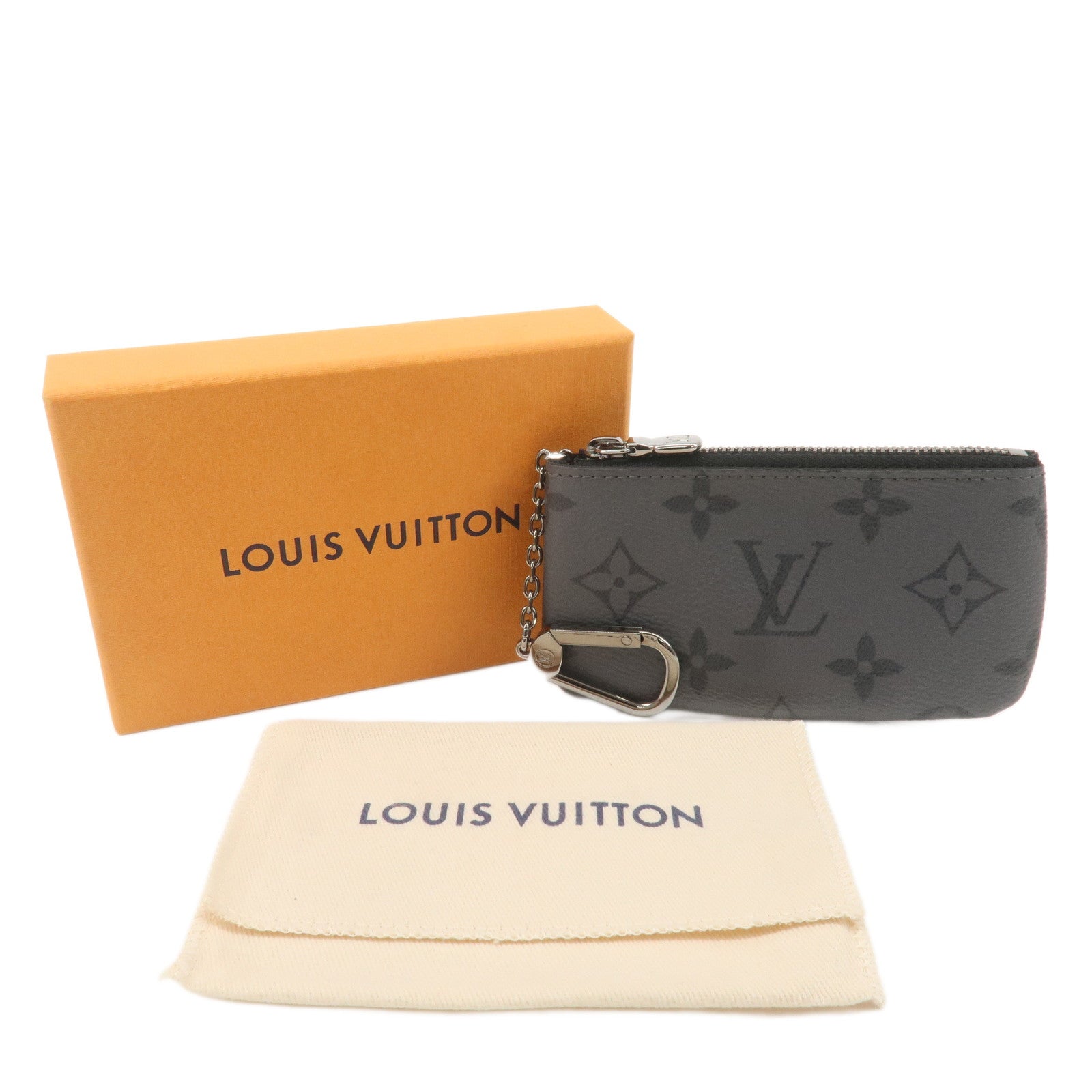 Louis Vuitton Monogram Eclipse Reverse Pochette Cles M80905