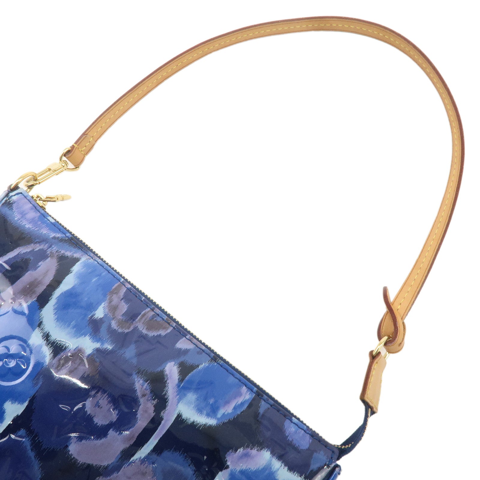 Louis Vuitton Mono Vernis Ikat Flower Pochette Accessoires M90041