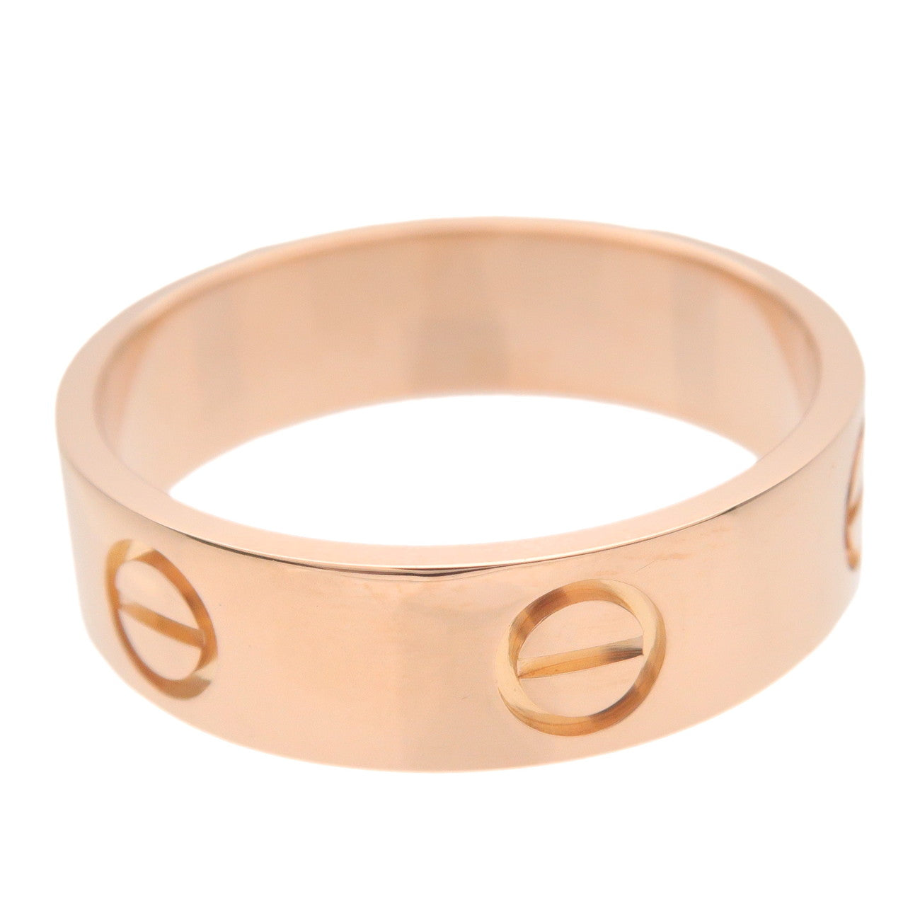 Cartier Love Ring K18PG 750 Rose Gold #55 US7.5 EU55