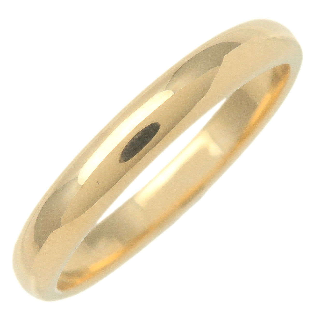 Tiffany&Co.-Classic-Band-Ring-K18-750YG-Yellow-Gold-US7-7.5