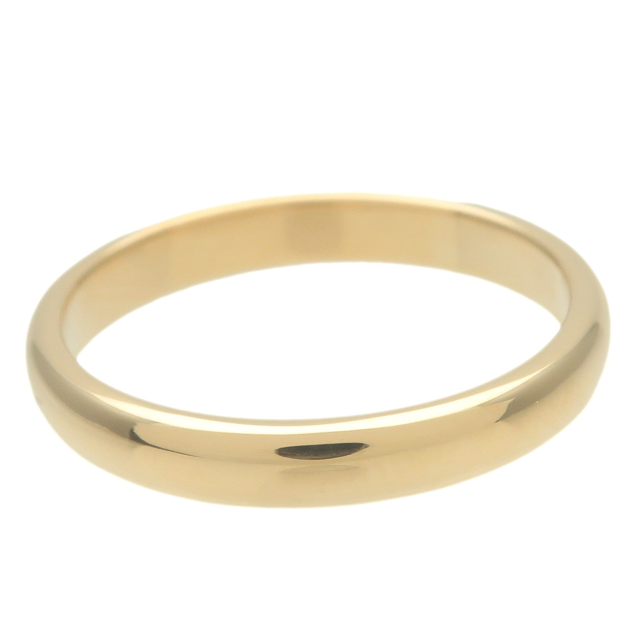 Tiffany&Co. Classic Band Ring K18 750YG Yellow Gold US7-7.5