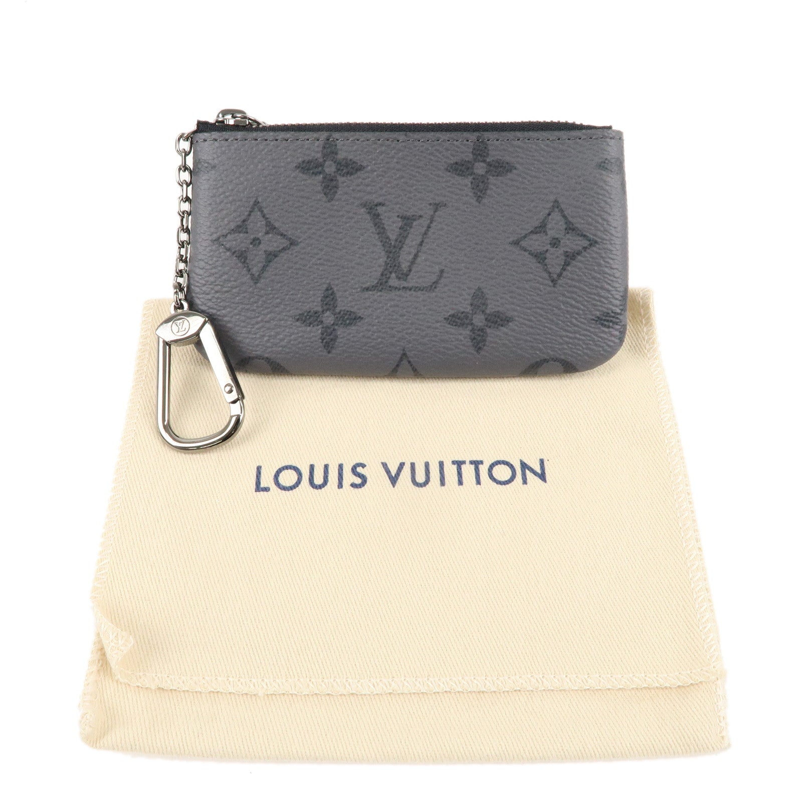 Louis Vuitton Monogram Eclipse Reverse Pochette Cles M80905