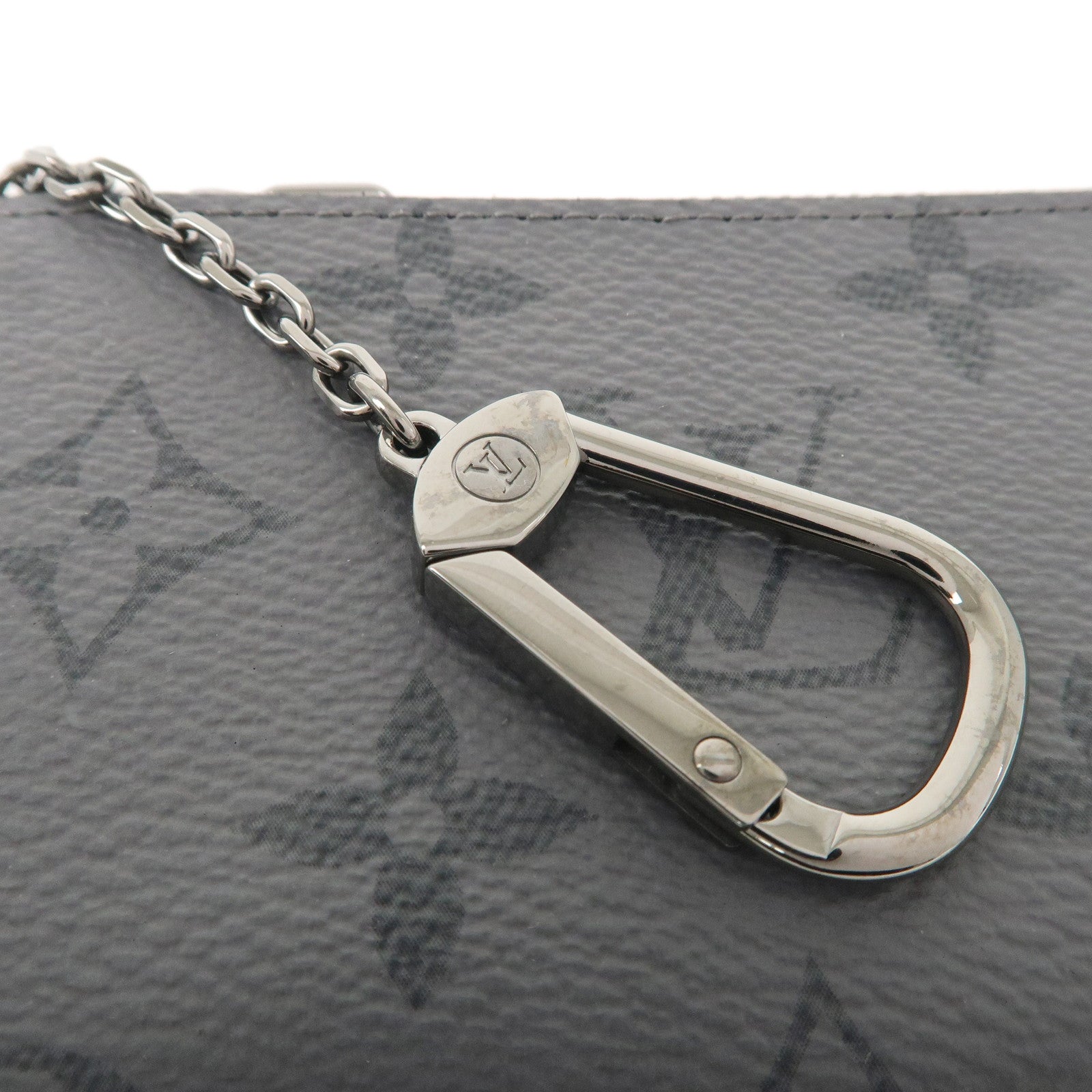 Louis Vuitton Monogram Eclipse Reverse Pochette Cles M80905