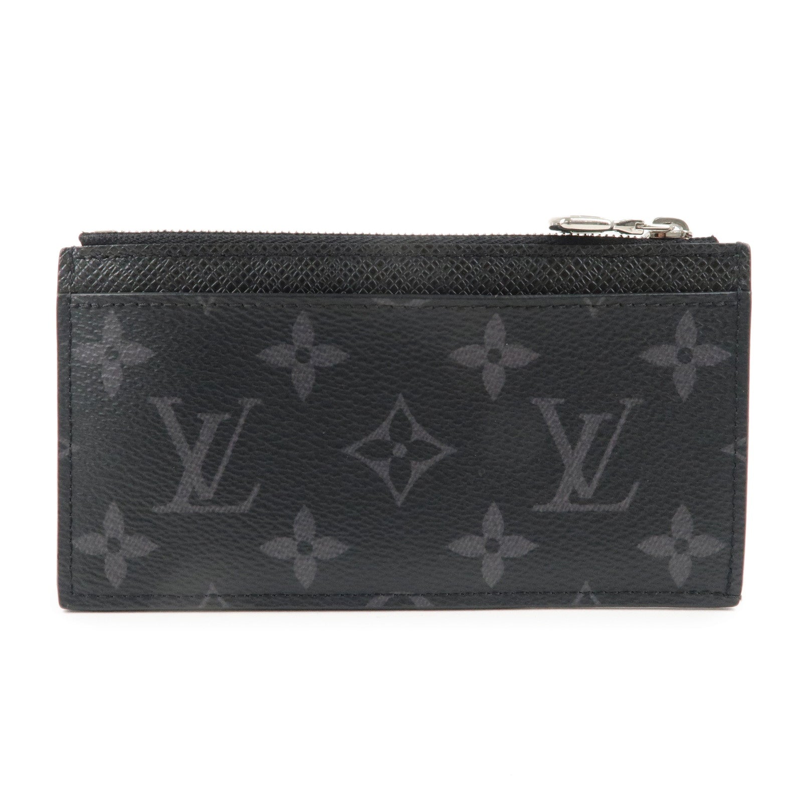 Louis Vuitton Mono Eclipse Fragment Case Card Holder Black M30271