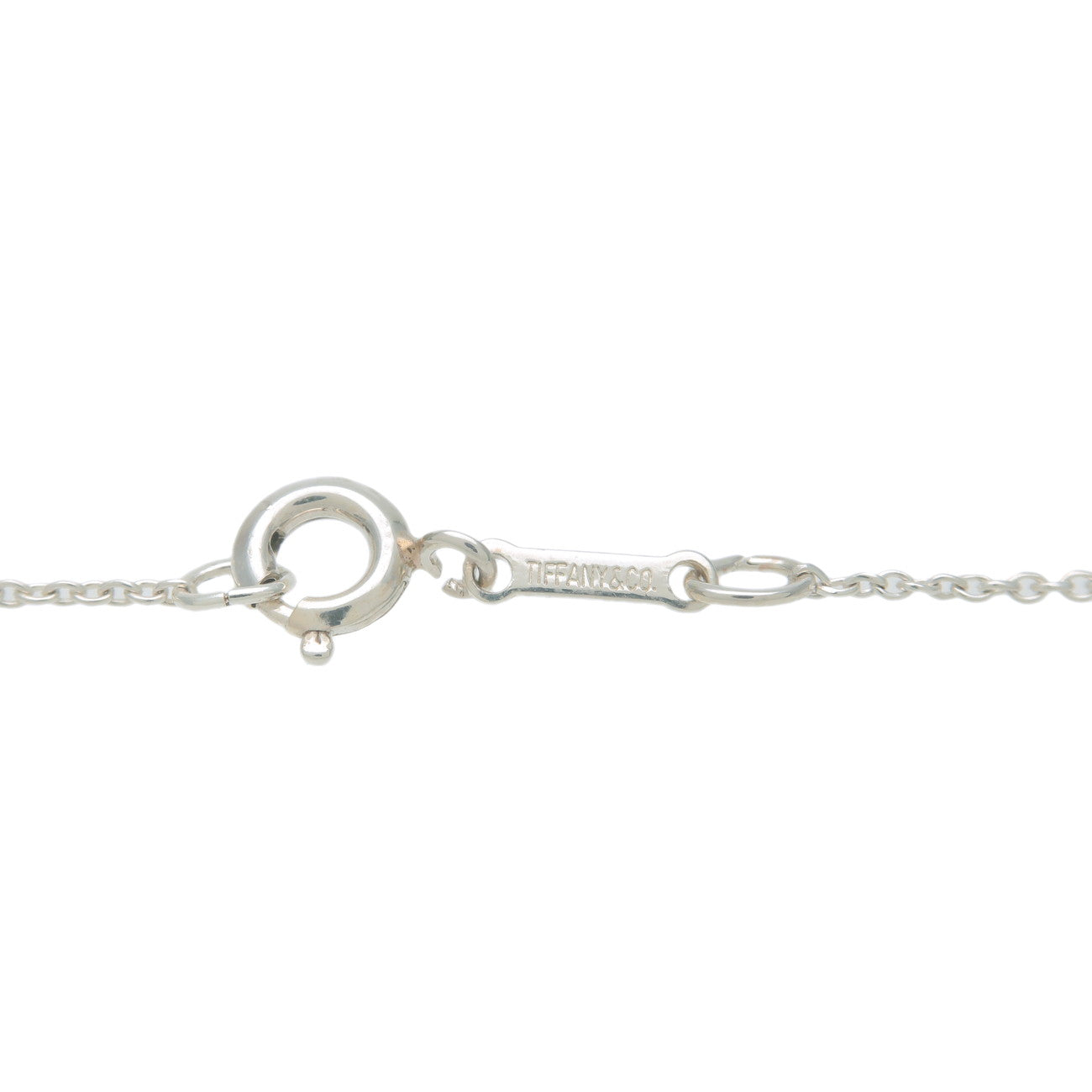 Tiffany&Co. Tiffany Mini Bean Charm Necklace Small SV925 Silver