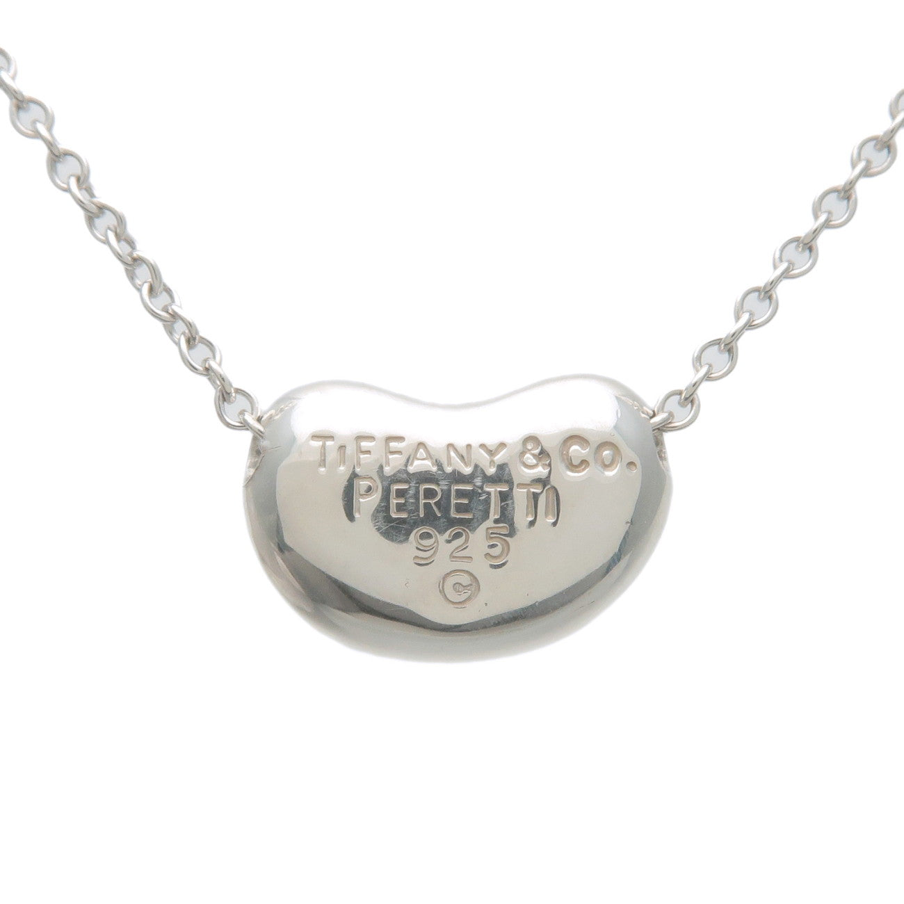 Tiffany&Co.  Bean Charm Necklace Small SV925 Silver