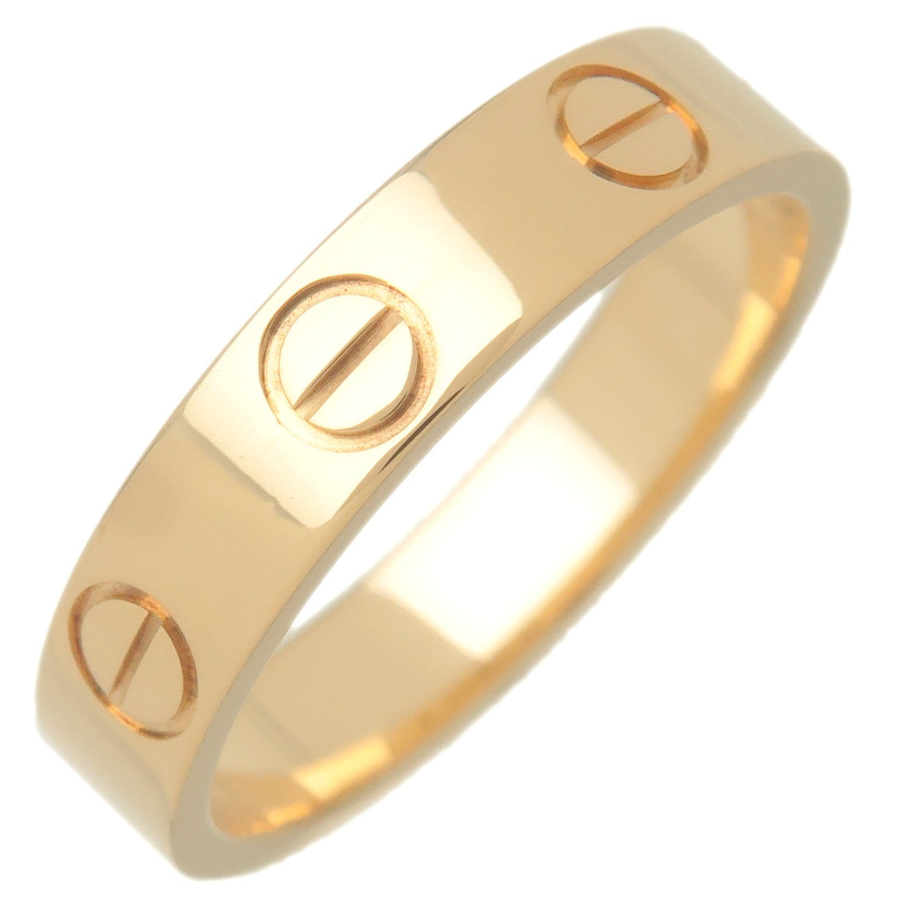 Cartier-Mini-Love-Ring-K18YG-750YG-Yellow-Gold-#47-US4-EU47-HK8.5