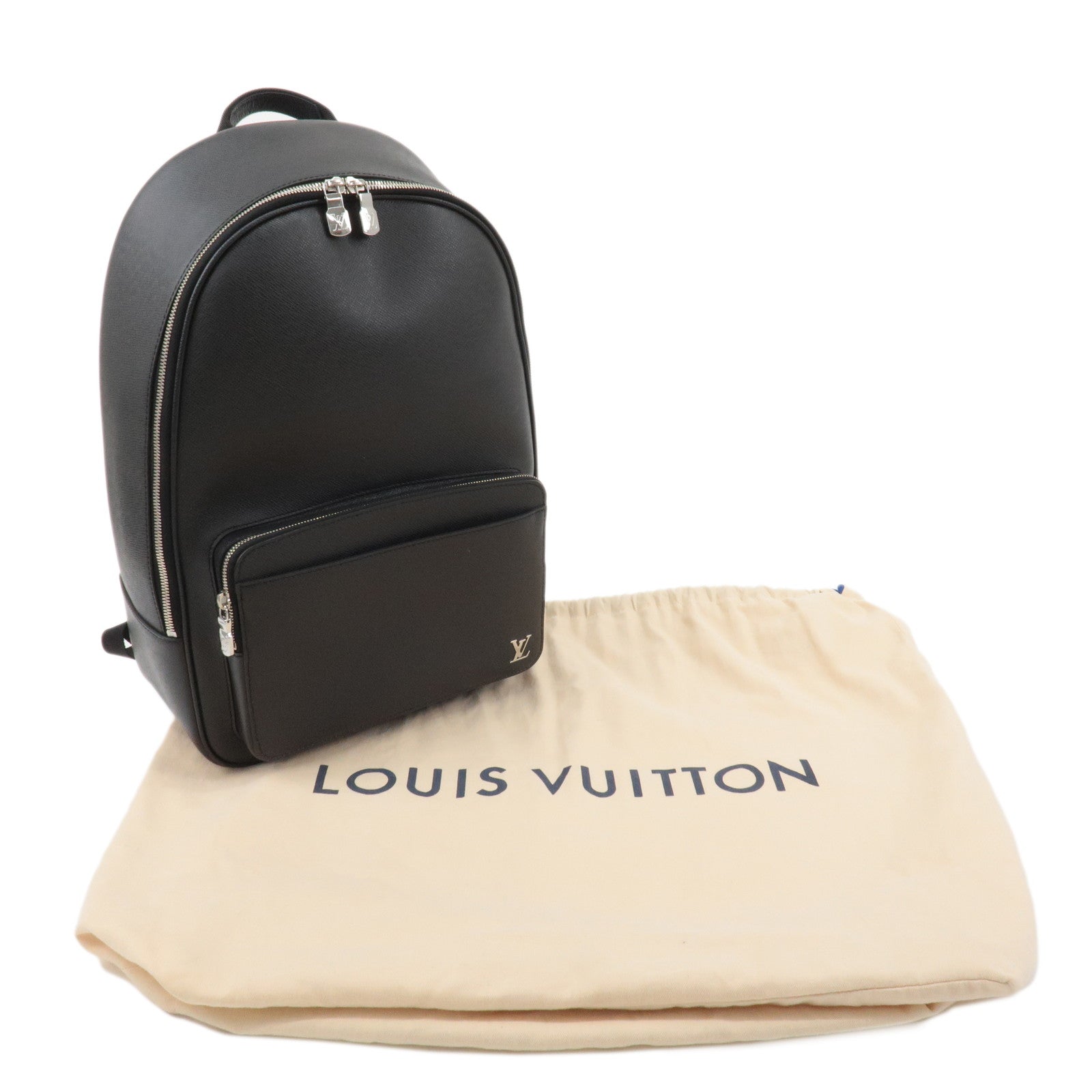 Louis Vuitton Taiga Alex Backpack Noir Black M30258