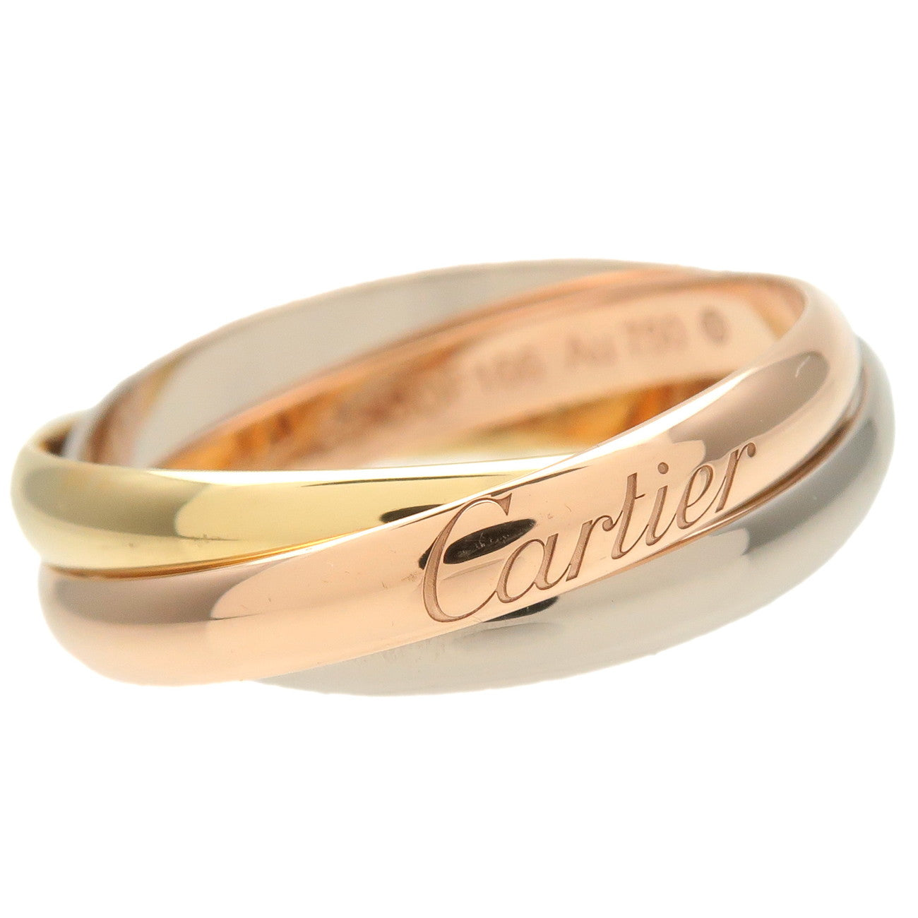 Cartier Trinity Ring SM K18 750YG/WG/PG #54 US6.5-7 EU54 HK15