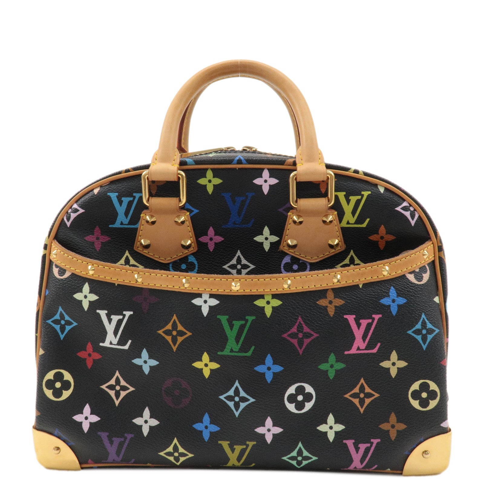 Louis-Vuitton-Monogram-Multi-Color-Trouville-Hand-Bag-Noir-M92662