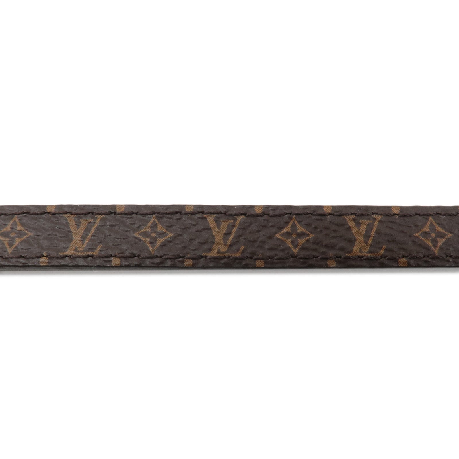 Louis Vuitton Monogram Fasten Your LV Bracelet Size 17 M6170F