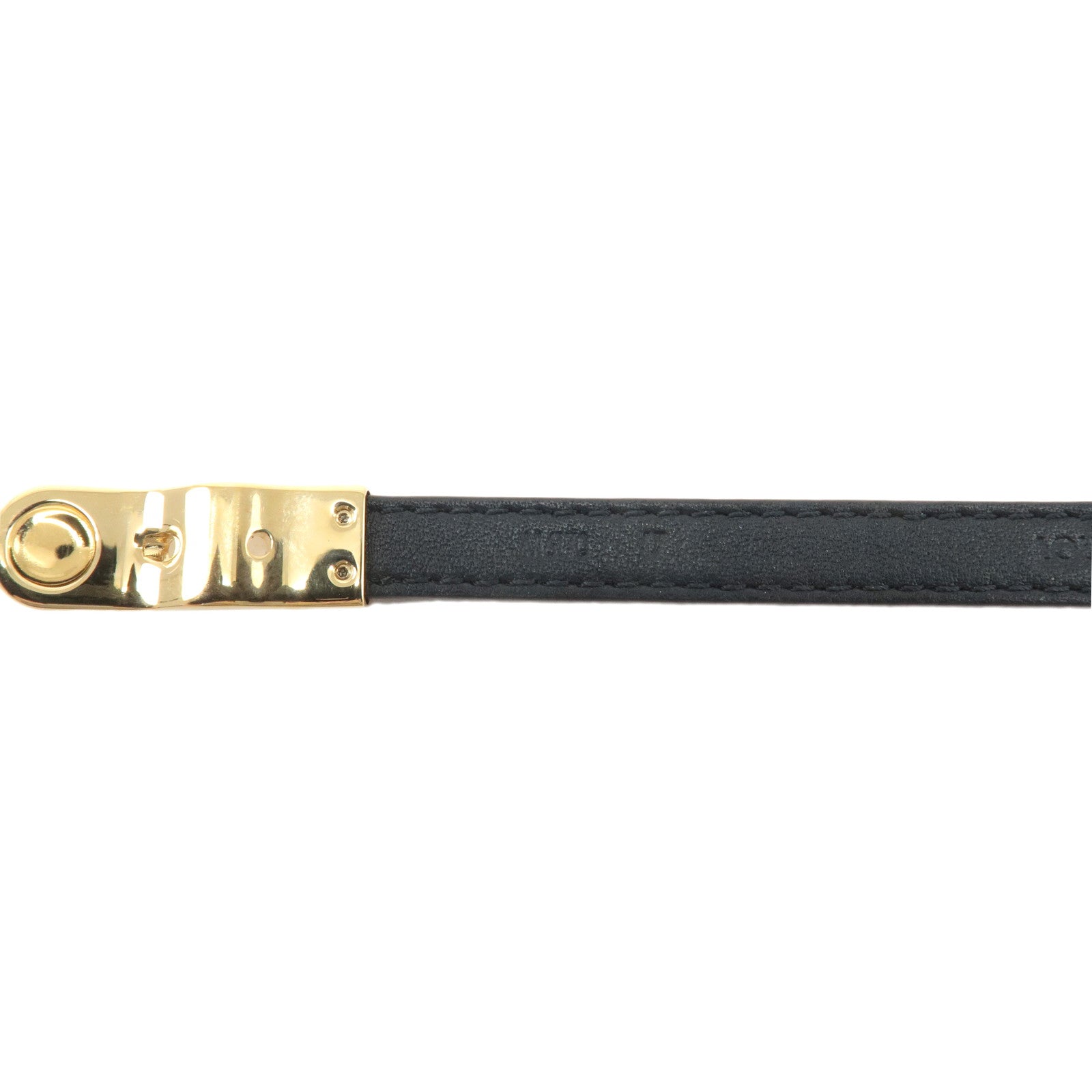 Louis Vuitton Monogram Fasten Your LV Bracelet Size 17 M6170F