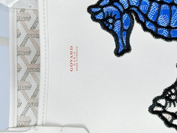 Goyard 2024 Limited Editon Sand Anjou PM Seahorse Embroidery.