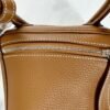 Hermès Gold Clemence Lindy 26 with Palladium Hardware.
