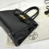 Hermès Birkin 30 Black Jonathan Leather with Gold Hardware.