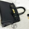 Hermès Birkin 30 Black Jonathan Leather with Gold Hardware.