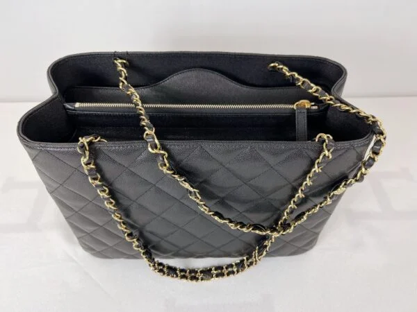 Chanel Black Caviar Coco First Shopping Tote. The Most Popular Tote of 22K.