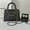 Chanel 24K Black Caviar Nano Coco Handle