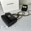 Chanel 24K Black Caviar Nano Coco Handle