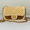 Chanel 24K Teddy Bear-Shearling Flap Bag.