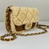 Chanel 24K Teddy Bear-Shearling Flap Bag.