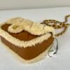Chanel 24K Teddy Bear-Shearling Flap Bag.