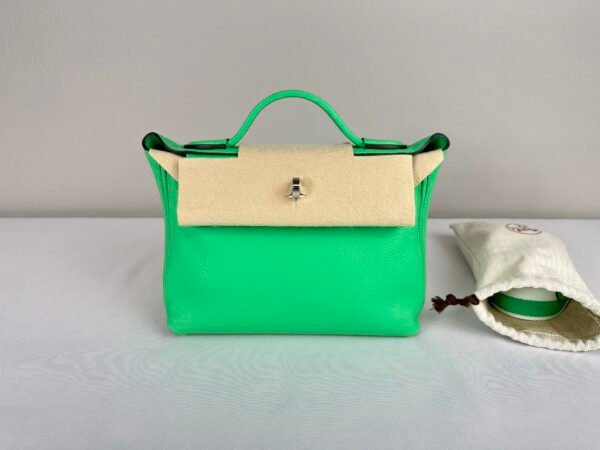Hermès Vert Comics Evercolor 2424  with Palladium Hardware