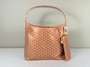 Goyard Pearlescent Pink Boheme Hobo Bag