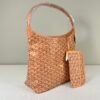 Goyard Pearlescent Pink Boheme Hobo Bag