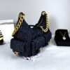 Chanel 25C Dark Blue Denim Trendy Pockets Small Hobo Bag
