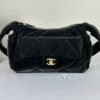 Chanel 24N Black Waterproof Nylon Sac Bag (Bowling Bag)
