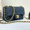 Chanel 25C Denim Rectangular Mini with Matte Gold Hardware