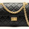 Chanel 25C Black Calfskin Mini 2.55