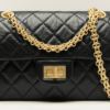 Chanel 25C Black Calfskin Mini 2.55