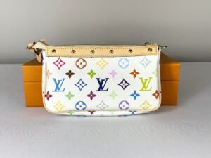 IMG_3592 LV x Murakami White Pochette Accessories