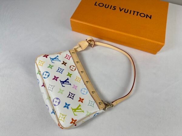 LV x Murakami White Pochette Accessories