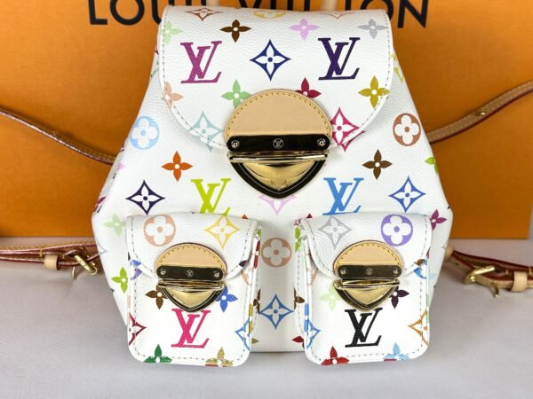 Louis Vuitton x Murakami White Multicolor Venice Backpack
