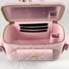 Chanel 25P Pink Caviar Top Handle Vanity with Chain