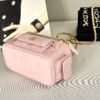 Chanel 25P Pink Caviar Top Handle Vanity with Chain