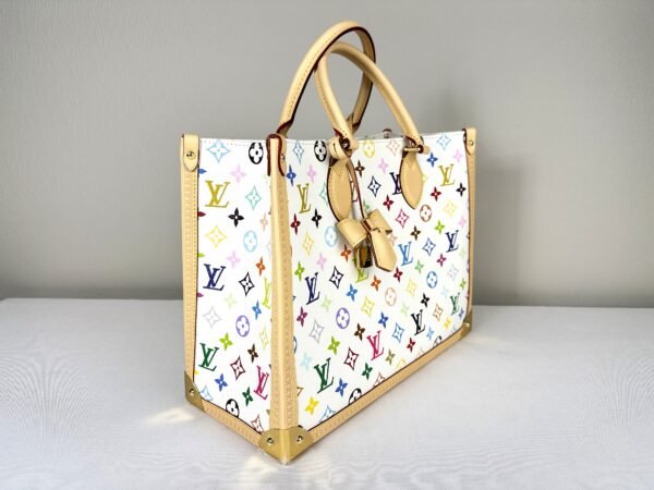 LV x Murakami White Multicolor On the Go