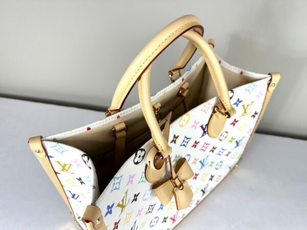 LV x Murakami White Multicolor On the Go