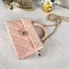 Chanel 25S Pink Caviar Small Retro Twist Flap Bag