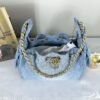 Chanel 25S Light Blue Denim Small 25 Bag