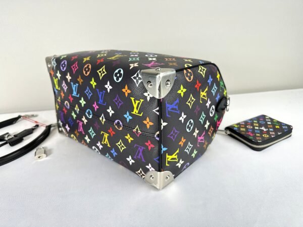 LV and Murakami Black Multicolor Speedy 30