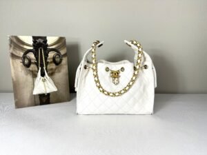 IMG_5421 Chanel 25S White Caviar Small 25 Bag