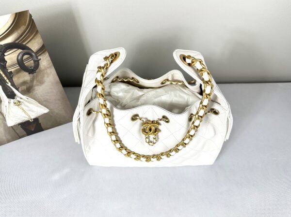 Chanel 25S White Caviar Small 25 Bag