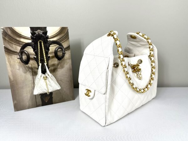 Chanel 25S White Caviar Small 25 Bag